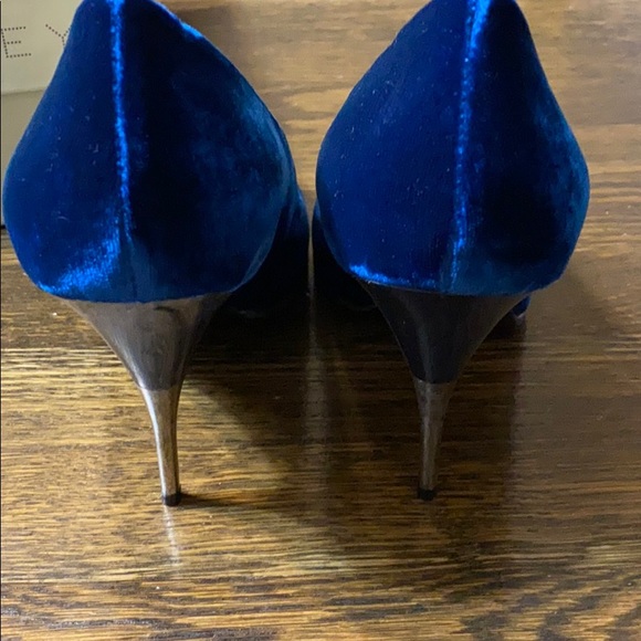 Stella McCartney Women’s Blue Velvet Shoes as 39 - Picture 5 of 8